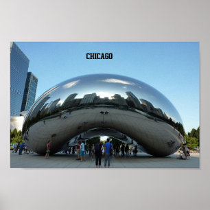 Chicago Bean Wahrzeichen Poster