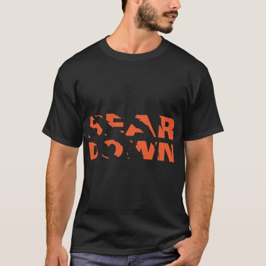 Chicago Bears - Bear Down - Claw Tear T-Shirt (Vorderseite)