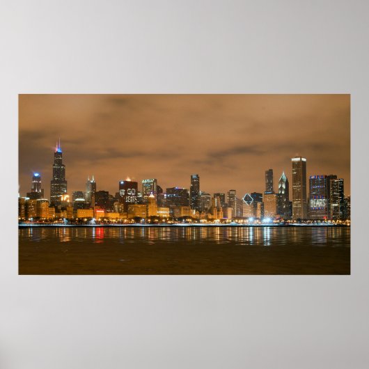 Chicago Bears Skyline Poster (Vorne)