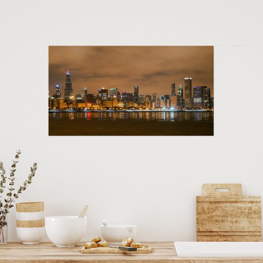 Chicago Bears Skyline Poster (Küche)
