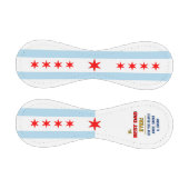 Chicago Best Vater, patriotische USA, Chicago Flag Baseball (Paneele)