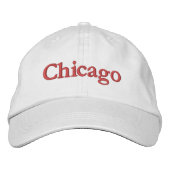 Chicago bestickte Baseball Cap Baseballkappe (Vorderseite)