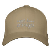 Chicago Bestickte Baseballkappe (Vorderseite)