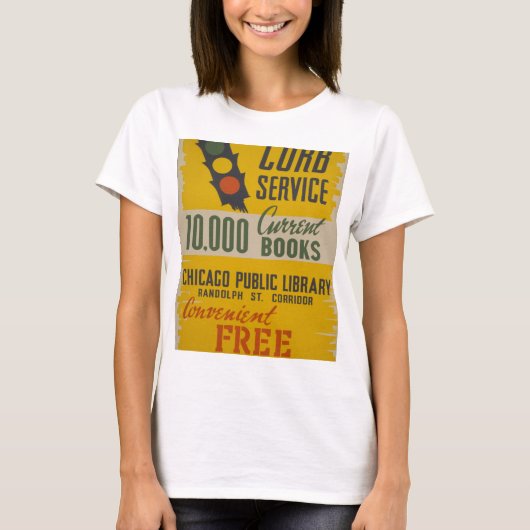 Chicago-Bibliotheks-Beschränkungs-Service T-Shirt (Vorderseite)