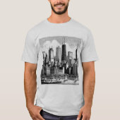 Chicago Black Graphic T - Shirt (Vorderseite)