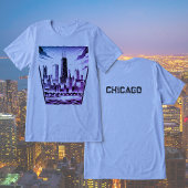 CHICAGO Black Graphic T - Shirt