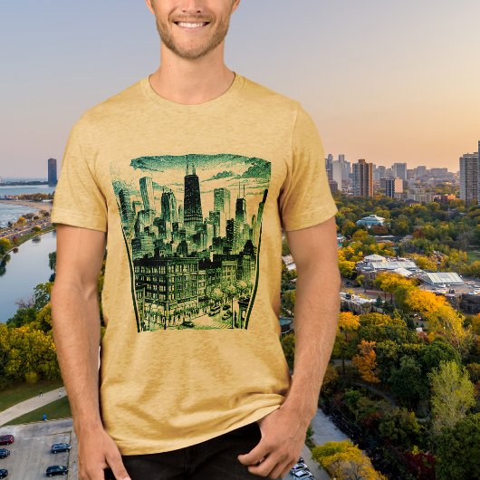 Chicago Black Graphic T - Shirt