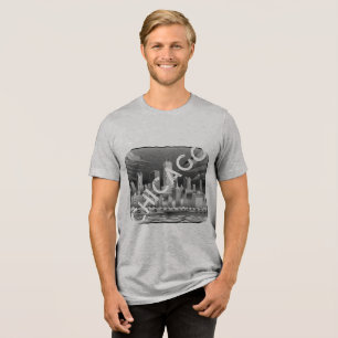 Chicago Black Graphname T - Shirt Tri-Blend Shirt