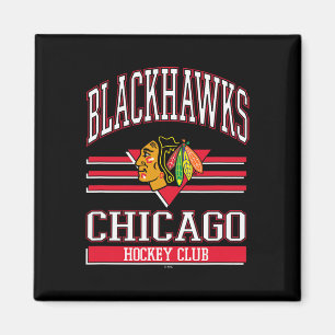 Chicago Blackhawks Hockey Club Schwarz Offiziell L Magnet