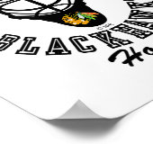 Chicago Blackhawks Hockey Mask Red Nhl Officially  Poster (Ecke)