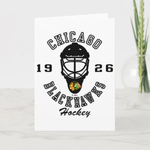 Chicago Blackhawks Hockeymaske Rot Nhl Offiziell Karte