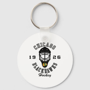 Chicago Blackhawks Hockeymaske Rot Nhl Offiziell Schlüsselanhänger