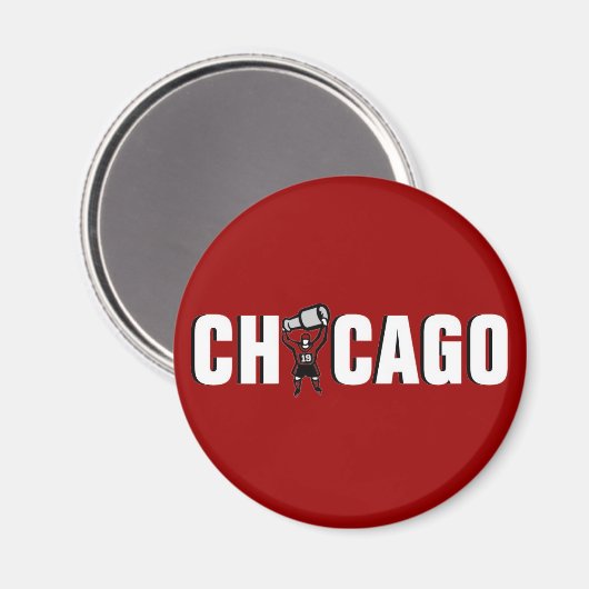 Chicago Blackhawks: Stanley Cup Champions Magnet (Vorderseite/Rückseite)