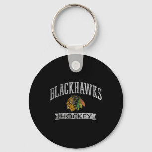Chicago Blackhawks Vintage-Hockey Rot Offiziell L Schlüsselanhänger