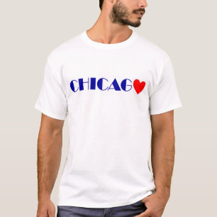 Chicago Blue Letter T-Shirt