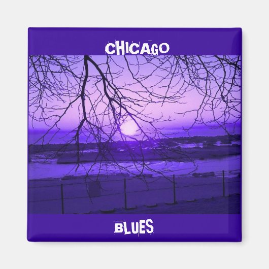 CHICAGO-BLUES MAGNET (Vorne)