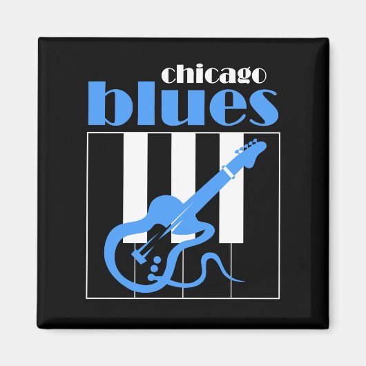 Chicago Blues Magnet (Vorne)