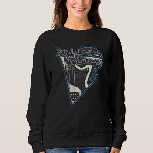 Chicago Blues-Musik Sweatshirt (Vorderseite)