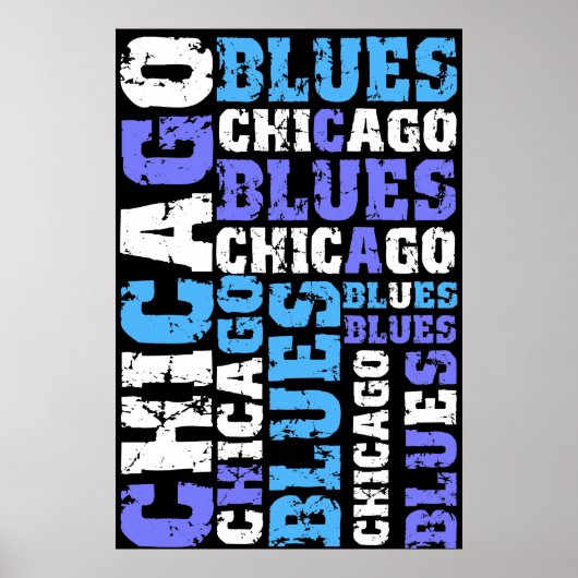 CHICAGO-BLUES POSTER (Vorne)