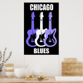 Chicago Blues Poster (Küche)
