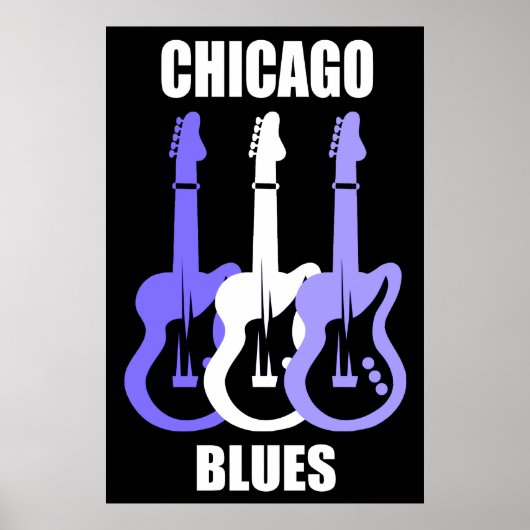 Chicago Blues Poster (Vorne)