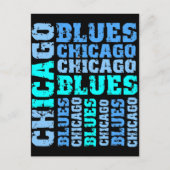 CHICAGO-BLUES POSTKARTE (Vorderseite)