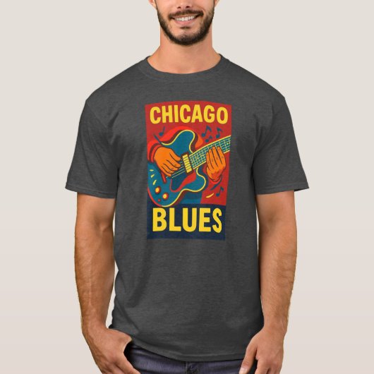 Chicago Blues T - Shirt (Vorderseite)