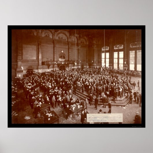 Chicago Board of Trade Foto 1900 Poster (Vorne)