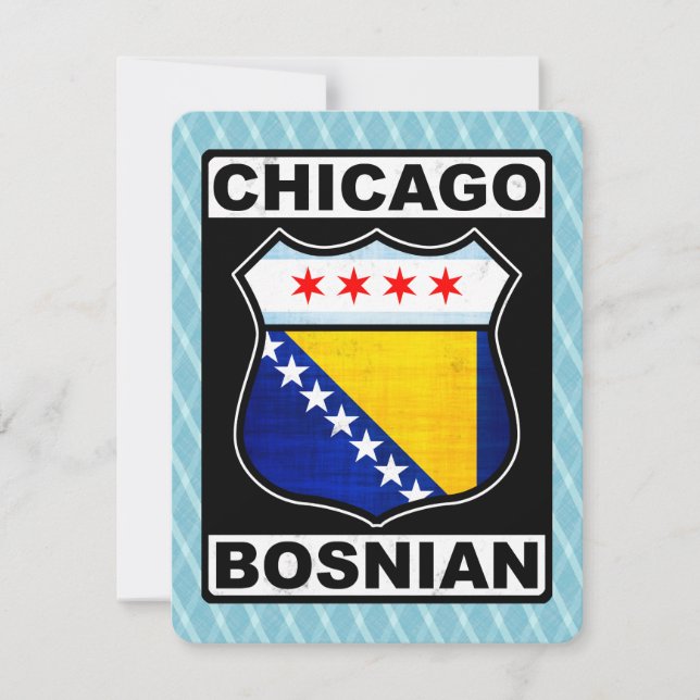 Chicago Bosnian American Card (Vorderseite)