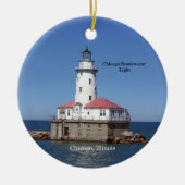 Chicago Breakwater Light Circle Ornament (Vorne)