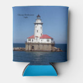 Chicago Breakwater Light kann kühler werden Dosenkühler (Vorderseite)