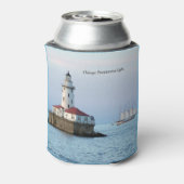 Chicago Breakwater Light kann kühler werden Dosenkühler (Kanne Rückseite)