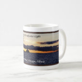 Chicago Breakwater Light Sunset Tasse (VorderseiteRechts)