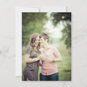 Chicago Brides Save The Date (Rückseite)