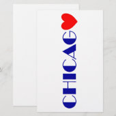 Chicago Briefpapier (Vorne/Hinten)