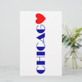 Chicago Briefpapier (Stehend Vorderseite)