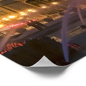 Chicago Buckingham Fountain auf der Leinwand Poster (Ecke)