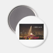 CHICAGO Buckingham Fountain (St.K. Magnet (Vorderseite/Rückseite)