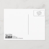 Chicago Buckingham Grayscale Denken über Postcard Postkarte (Rückseite)