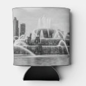 Chicago Buckingham Grayscale Dosenkühler (Rückseite)