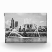 Chicago Buckingham Grayscale Fotoblock (Vorderseite)
