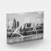 Chicago Buckingham Grayscale Fotoblock (Links)