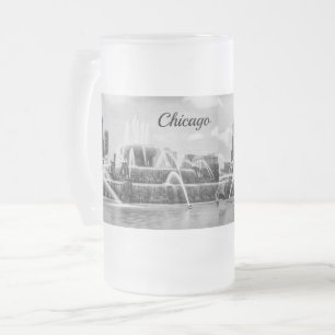 Chicago Buckingham Grayscale Mattiert Glass Beer M Mattglas Bierglas