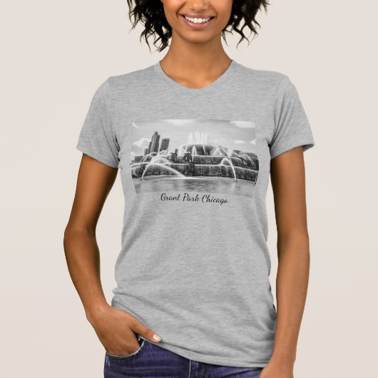 Chicago Buckingham Grayscale T - Shirt (Vorderseite)