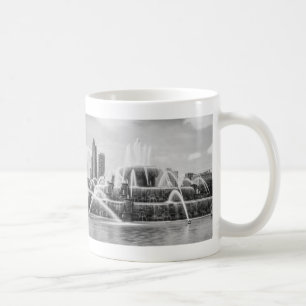 Chicago Buckingham Grayscale Tasse