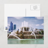 Chicago Buckingham Postcard Postkarte (Vorne/Hinten)