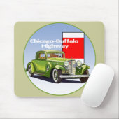 Chicago - Buffalo Highway National Auto Trail Mousepad (Mit Mouse)