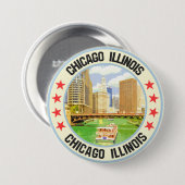 Chicago Button (Vorne & Hinten)