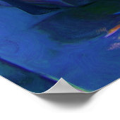 Chicago Canal Painting Poster (Ecke)