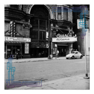 Chicago Capri Theater Fotoplakat 1967 Poster